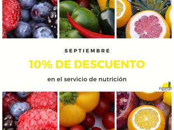 10% de descuento en el servicio de nutrición en Pontevedra