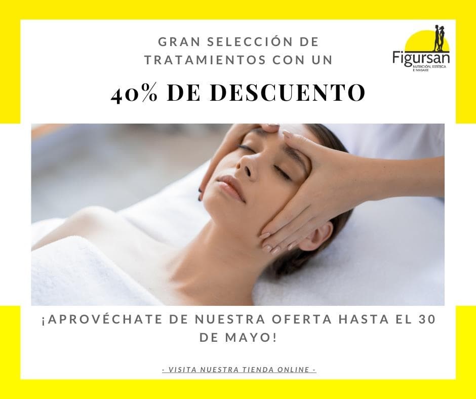 ¡Aprovecha el 40% de descuento en los tratamientos de la tienda online de Figursan!