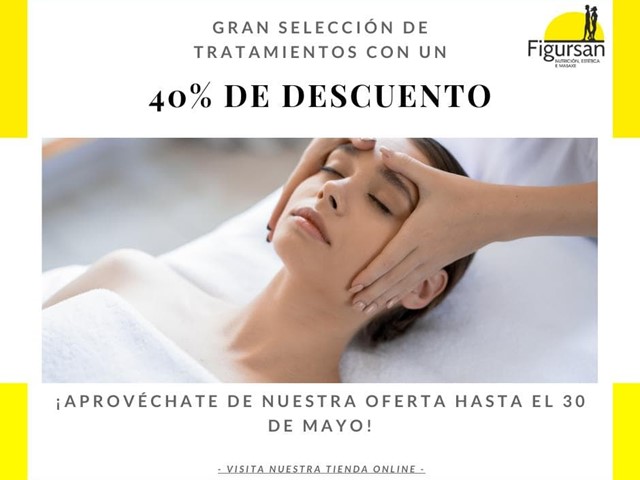 ¡Aprovecha el 40% de descuento en los tratamientos de la tienda online de Figursan!