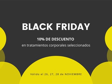 Black Friday en Figursan: ¡10% de descuento en tratamientos corporales seleccionados!