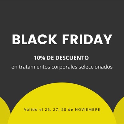 Black Friday en Figursan: ¡10% de descuento en tratamientos corporales seleccionados!