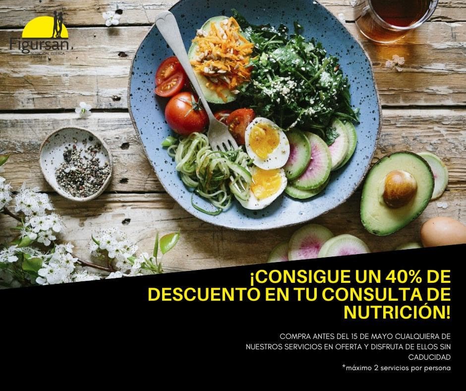 ¡Consigue un 40% de descuento en tu consulta semanal de nutrición en Pontevedra!