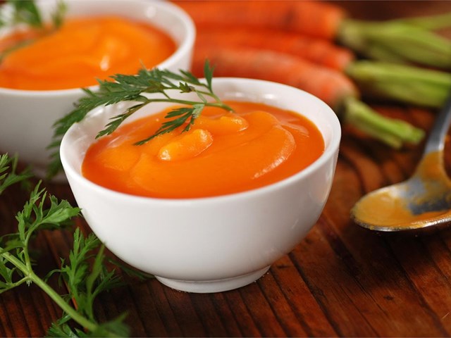 Crema de zanahoria